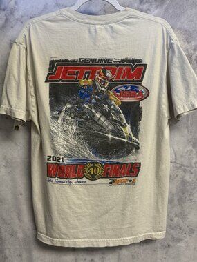 Genuine Jettrim World Finals Jet Ski Racing T Shirt Mens Large White 2021